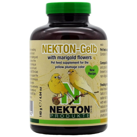 NEKTON Gelb to Enhance Yellow Color in Birds 4.94 oz (140g)