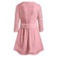 thumbnail image 2 of Además de inserción del cordón del tamaño de la blusa 2fer Rosegal Blusas Tallas Grandes, 2 of 5