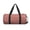 Red And Brown Squares, variant on Rainbow Animals on Noah's Ark print Round Travel Duffel Bag is a foldable gym bag with an inner pocket, perfect for travel sports