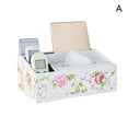 thumbnail image 2 of Joernso Household Desktop Faux Leather Remote Control Phone Tissue Paper Storage Box, 2 of 8