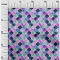 thumbnail image 1 of oneOone Silk Tabby Fabric Textured Moroccan Geometric Printed Fabric 1 Yard 42 Inch Wide, 1 of 4