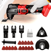 18V Cordless Brushless Oscillating Tool | Auxiliary Handle, Multi-Tool for Scraping, Sanding, Cutting Wood