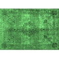 thumbnail image 1 of Ahgly Company Indoor Rectangle Abstract Emerald Green Contemporary Area Rugs, 4' x 6', 1 of 4