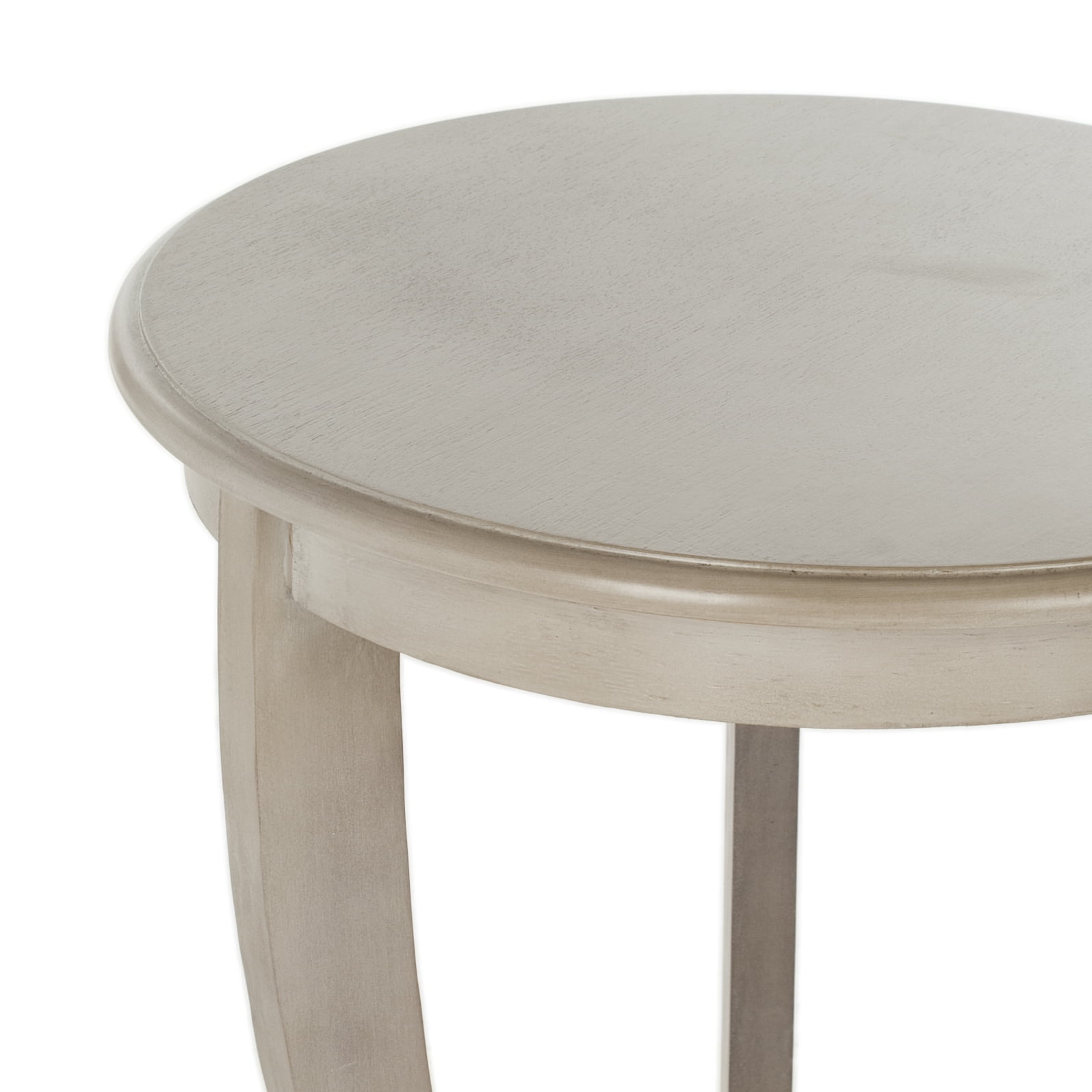 SAFAVIEH Mary Solid Rustic Tri-Leg Pedestal Side Table, Vintage Grey