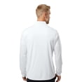 thumbnail image 5 of Adidas Mens Lightweight Quarter-Zip Pullover, L, White, 5 of 6