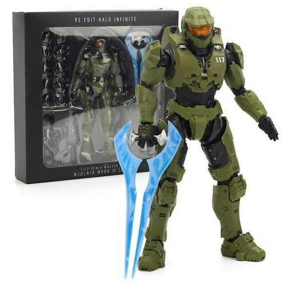 DMH 18cm Halo 5 Guardians Figures Master Chief Action Figure PVC Movable s117 Collectible Ornaments Toys John117 Figurine Model Toys