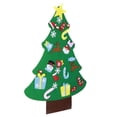 thumbnail image 4 of Árbol de Navidad de fieltro para colgar en la pared, decoración para niños, regalo de Año Nuevo, decoración navideña, 4 of 14