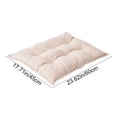 thumbnail image 3 of Washable Pet Mat Soft Linen Like Cushion Durable Stitching Pet Sleeping Pad Non Slip Comfort Rest Bed, Reinforced Durable Design, For Cats Small Dogs Indoor Floor Sofa Crate Sleeping Use, 3 of 9