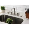 thumbnail image 2 of Kingston FB2148ZX Millennium Two-Handle 2-Hole 8" Centerset Kitchen Faucet in Brushed Nickel, 2 of 7