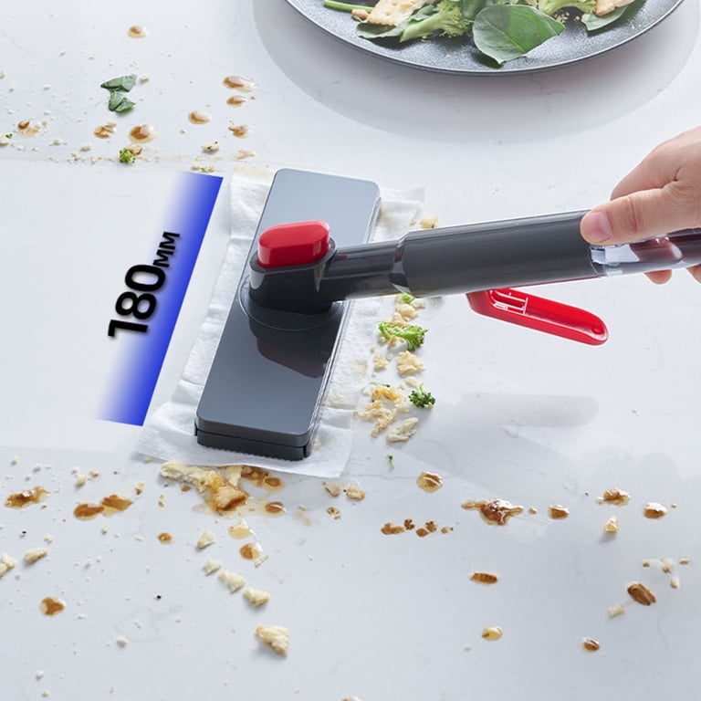 Mini Foldable Desktop Mop 3-Pack - Self-Squeeze Cleaning Tool For Small Spaces