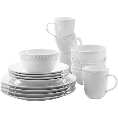 Canopy 16 Pc Beaded Porcelain Set - Walmart.com Canopy 16 Pc Beaded Porcelain Set - Walmart.com
