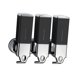 thumbnail image 1 of Dispensador de jabón para ducha 3 en 1, elegante, recargable, para champú y acondicionador. Negro, 1 of 9