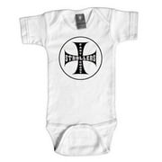 Rebel Ink Baby 338W1824 East Coast Strollers- 18-24 Month White One Piece Undershirt