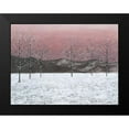 thumbnail image 2 of Willett, Michael 18x15 Black Modern Framed Museum Art Print Titled - Sunset Snowfall I, 2 of 5