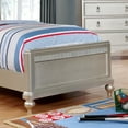 thumbnail image 5 of Furniture of America Mikke Contemporary Panel Bed, Twin, Silver, 5 of 6