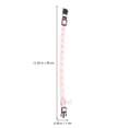 thumbnail image 2 of Shisuyan Cat Collar Moons and Stars Pattern Microfiber Pink 1Set 13X0.4X0.1In, 2 of 8