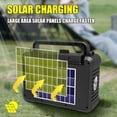 thumbnail image 4 of Altavoz Inalámbrico Solar con Bluetooth, Radio FM Portátil, Altavoz Bluetooth para Exteriores con Linterna, Color Plateado, 4 of 5