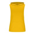 thumbnail image 5 of Mlzmgr Cotton Tank Tops for Men Hooded Sleeveless Top with Pockets Outdoor Running Sports Men's Tanks, 5 of 7