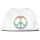 Chemises Arc-en-Ciel Strass Signe de Paix Blanc XXL (18) – image 1 sur 1