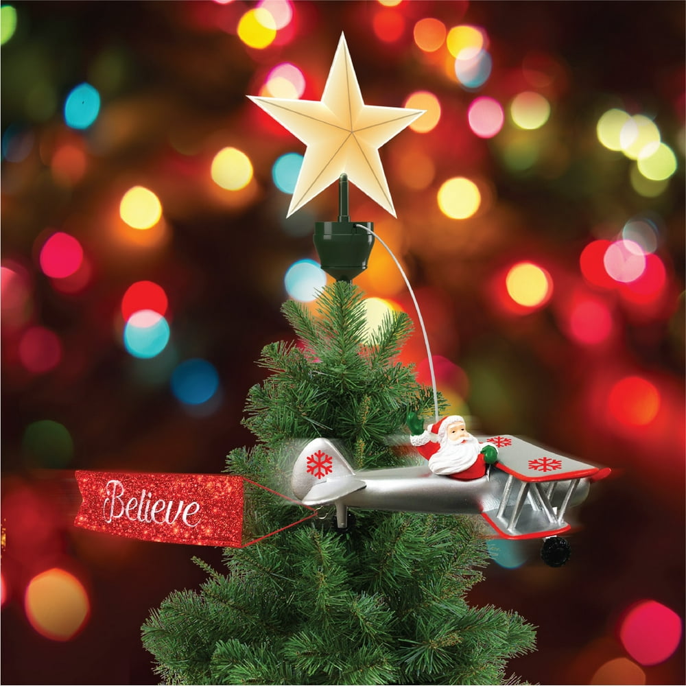 Animated Tree Topper - Biplane - Walmart.com - Walmart.com