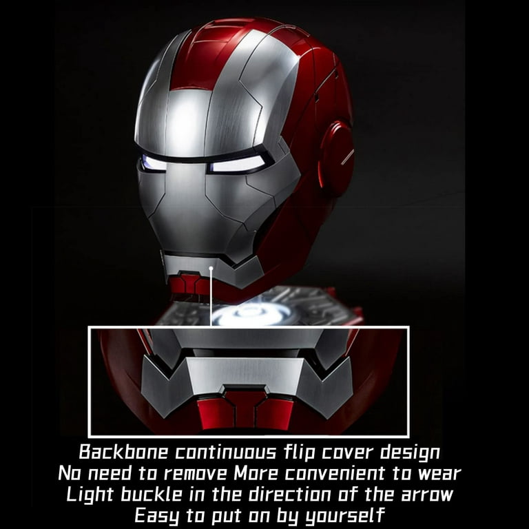 Casque Iron Man 1: 1 MK5 Électrique Multi-pièces Ouverture et