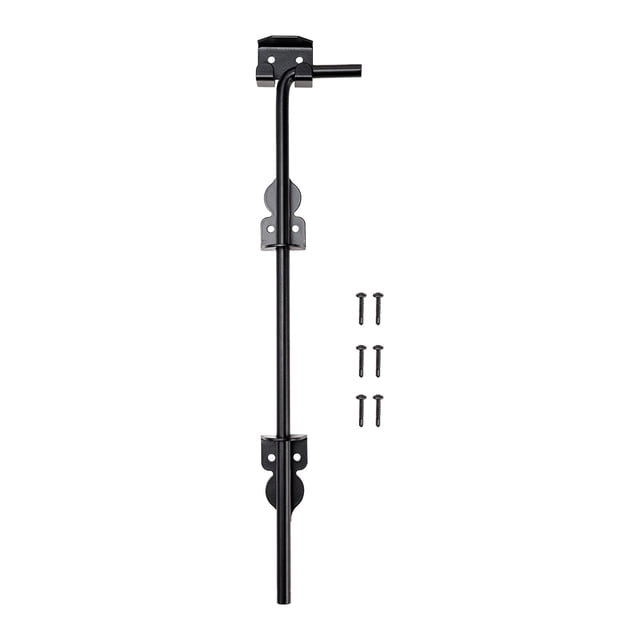 Cerraduras de puerta, tapón de puerta con varilla de caída, pestillo de puerta grueso de alta resistencia, pestillo de puerta para valla de madera, , 36 pulgadas