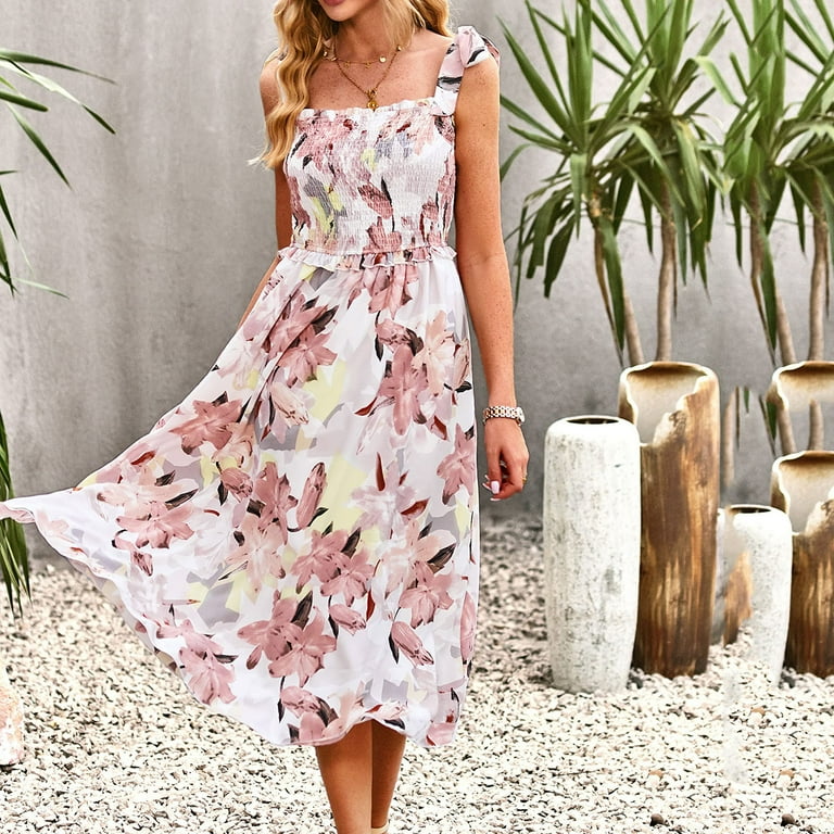 Herrnalise Summer Dresses for Women 2024 Trendy Sling Halter Herrnalise Summer Dresses for Women 2024 Trendy Sling Halter