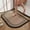 Brown Checkered, variant on Door Mat Welcome Mat 16"x24" Black - Non-Slip Absorbent Dirt Trapper Front Door Mat, Soft Low Profile Indoor Outdoor Entryway Rug, Machine Washable Floor Mat，Grey Checkered