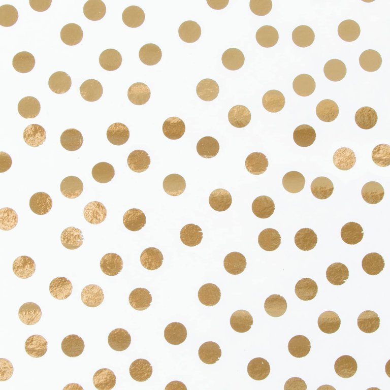 Celebrate It White & Gold Dots Tissue Paper, 60 Count photo 6