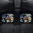thumbnail image 4 of Death Note 4 Pcs Car Floor Mats Universal Fit Floor Mats Front & Rear Liners for Trucks Van SUV Auto, 4 of 8