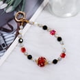 thumbnail image 3 of ZHaobin 2024 new ins mobile phone chain crystal beads creative DIY jewelry wholesale lanyard pendant accessories anti-drop pendant (Red ball), 3 of 6