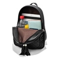 thumbnail image 4 of Mochila acolchada Argyle de 3 piezas, mini mochila de moda con bolso de mano y tarjetero, 4 of 5