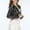 Silver, variant on Women's Fashionable and Comfortable Slim Fit Sequin Long Sleeve V-neck Open Front Cropped Short Jackets Black