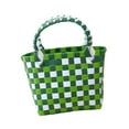 thumbnail image 2 of Kuntesetty Woven Handbag Large Capacity Summer Beach Tote for Vacation Picnic Commuting green, 2 of 9