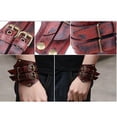 thumbnail image 3 of Osdhezcn Retro Leather Wristband With Metal Studs Unique Wristband For Music Festivals, 3 of 8