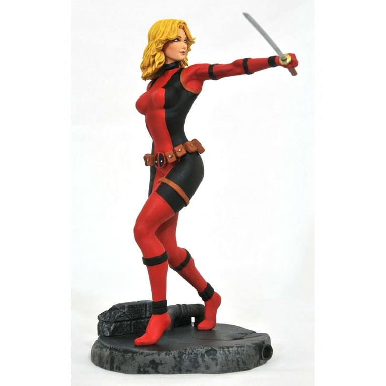 DIAMOND SELECT TOYS New York Comic Con 2020 Exclusive Marvel Gallery: Lady  Deadpool Unmasked PVC Figure, Multicolor, 8 inches 
