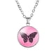 thumbnail image 1 of onlyliua Liquidación Collar Colgante de Mujer Simple Collar Concientización Sobre El Cáncer de Mama Accesorios Periféricos, 1 of 1