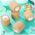 thumbnail image 2 of 24 Rolls Adhesive Bandage Gauze Tape Elastic Bandages White Athletic Tape Sports Wrist Wrap Cohesive Vet Tape First Aid Cohesive Bandages Elasticity Non-Woven Fabric Cotton Bale, 2 of 5