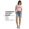 thumbnail image 3 of Lee® Women's Legendary Mid Rise Cut-Off Short with Raw Hem, 3 of 10