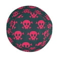 thumbnail image 4 of TEQUAN Foldable Polyester Adult Bucket Hat Halloween Death Skull Prints Sun Beach Fishing Outdoor Cap Unisex, 4 of 5