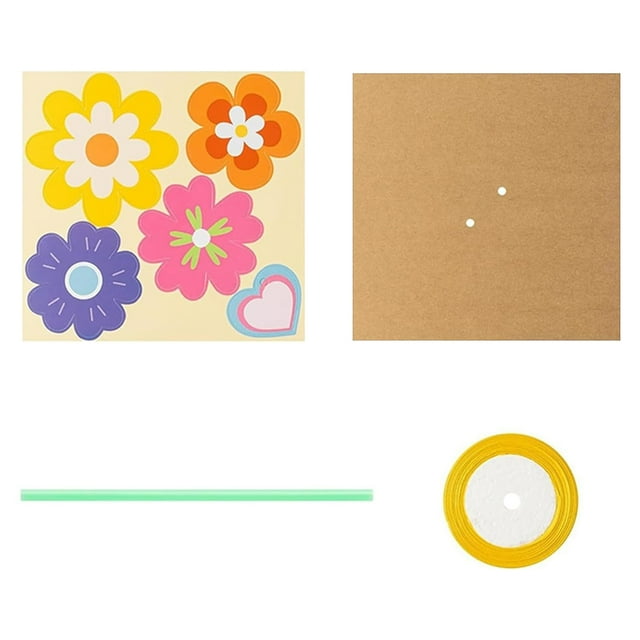 Shengyu Diy Bouquet Card Homemade Bouquets With Children S Creativity Featuring Bright 12pcs
