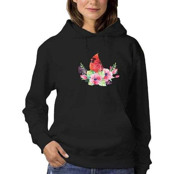 Red Inal Bird Hoodie Women -SPIdeals Designs, Female 5X-Large