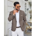 thumbnail image 3 of COOFANDY Mens Casual Sport Coat Blazer One Button Lightweight Suit Jackets, 3 of 6