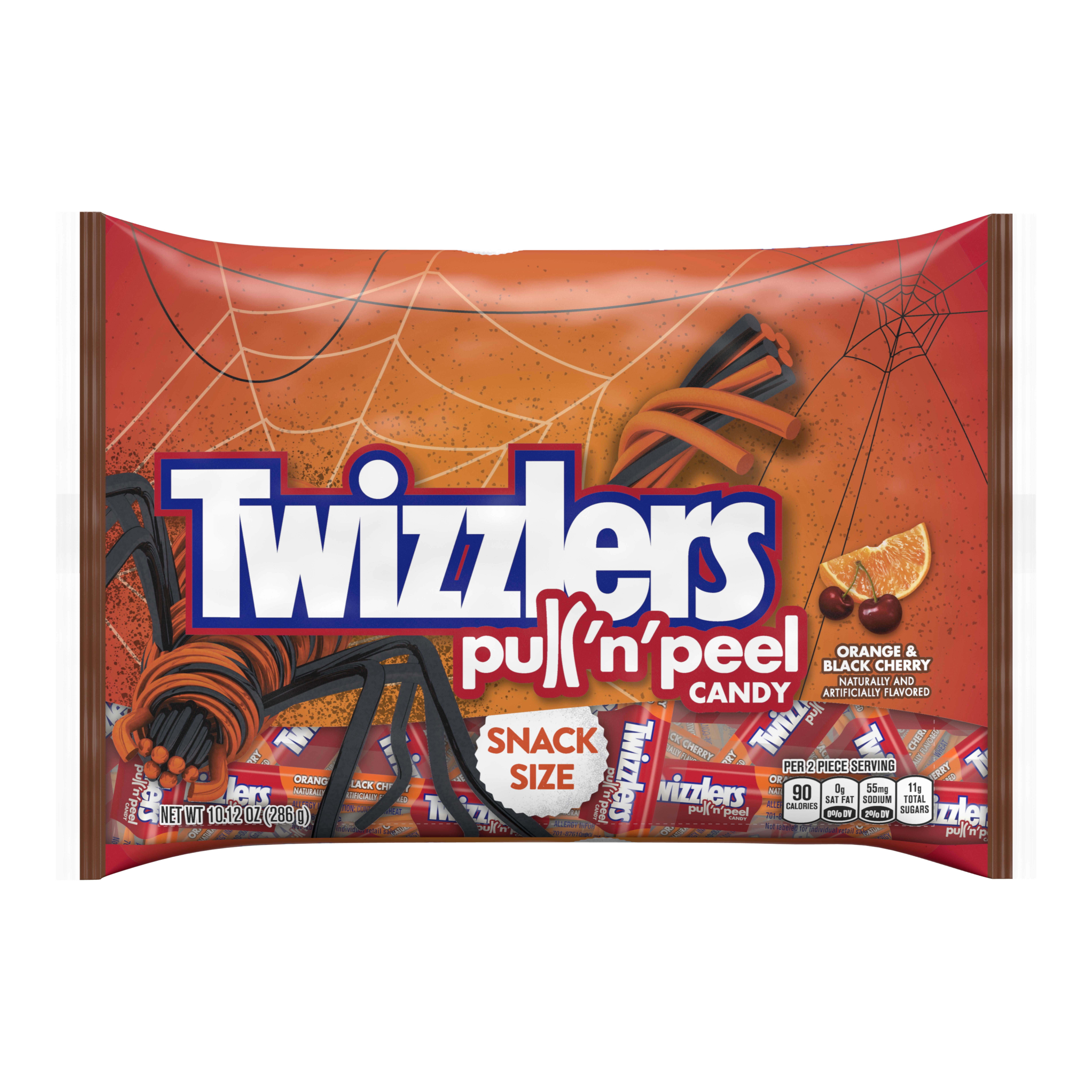 Hershey's Twizzlers Pull 'N' Peel Snack Size Orange & Black Cherry
