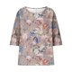 thumbnail image 4 of Mujeres 3/4 Manga Tops Y Blusas de Impresión Suelta Camisa Cortada, Casual Cuello Redondo Blusa para la Primavera Y el Verano, 4 of 5
