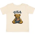 thumbnail image 3 of Inktastic USA Teddy Bear Patriotic Boys or Girls Baby T-Shirt, 3 of 5