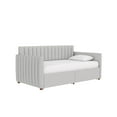 thumbnail image 5 of Novogratz Brittany Daybed with Storage Drawers, Twin Size, Gray Linen, 5 of 24