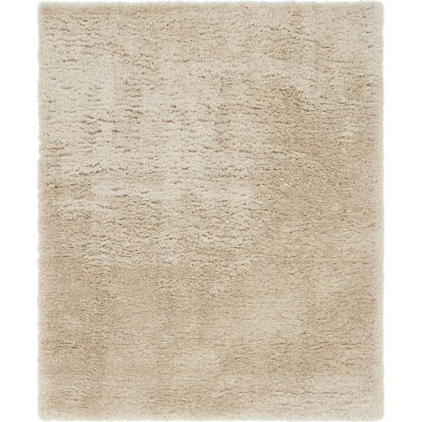 Marilyn Monroe Geometric Modern Area Rug, Beige, 8' x 10'