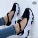 thumbnail image 1 of Tenis Mujer 2023 Otoño Nuevo Color Suela Gruesa Contraste Gamuza Hebilla Lazo Europea Y Americana Casual Solo Gao Jiahui unisex, 1 of 2