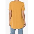 thumbnail image 2 of TheMogan Women's PLUS Basic Crew Neck Round Hem Short Sleeve Draped Jersey Tee, 2 of 6